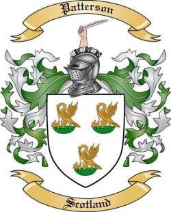 Coat of Arms, Patterson, Scotland