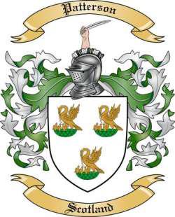 Coat of Arms, Patterson, Scotland